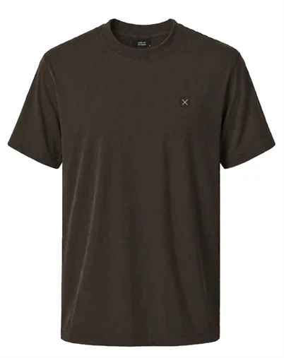 Clean Cut Copenhagen - X Organic T-Shirt - Dark Brown